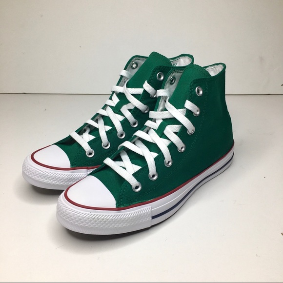 Custom Converse All Star High Top Forest Green - Picture 8 of 11